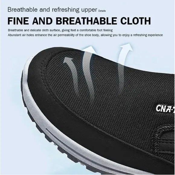 NWOB ORTHOTURE Arch Support &amp; Breathable and Light &amp; Non-Slip Shoes Black 14