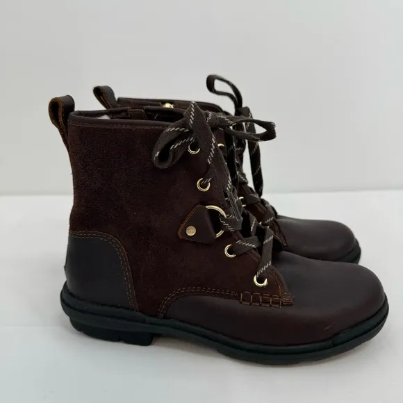 NWOB Ugg Womens Hapsburg Hiker Brown Hiking Boots Shoes 6.5 New