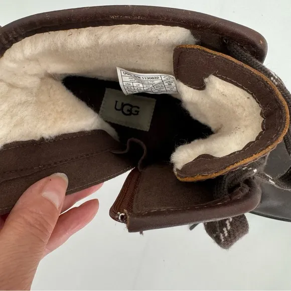 NWOB Ugg Womens Hapsburg Hiker Brown Hiking Boots Shoes 6.5 New