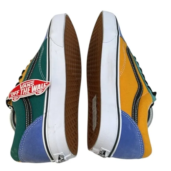 NWOB Vans Mix and Match Color Block Sneakers SZ 10 Men