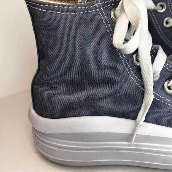 NWOT Converse Chuck Taylor All Star Move Hi Top Canvas Sneaker Lace up Women 5