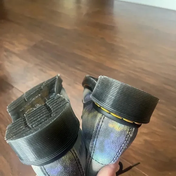 NWOT Doc Marten Tie Dye leather boots-size 5