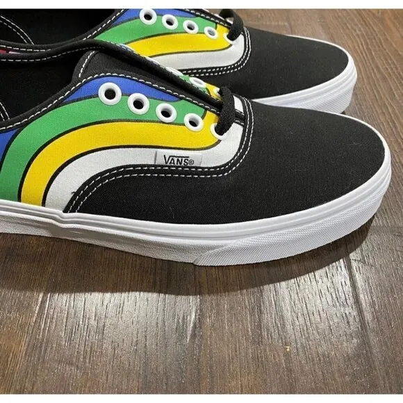 NWOT Vans Authentic Refract Rainbow Sneakers Size 13 Men
