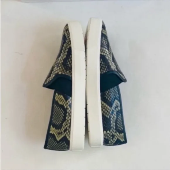NWOT Vince Blair Snake Embossed Slip On Sneakers SZ 6