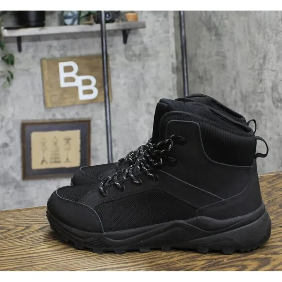 NWT All In Motion Mens Doran Winter Hiker Boots 88235831 Black 10