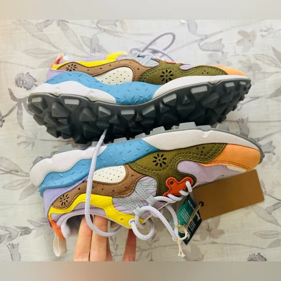 NWT Anthropologie Flower Mountain Washi Sneakers Multi Size 7