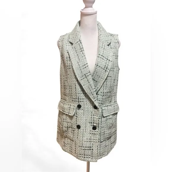 NWT Anthropologie Maeve Tweed Vest