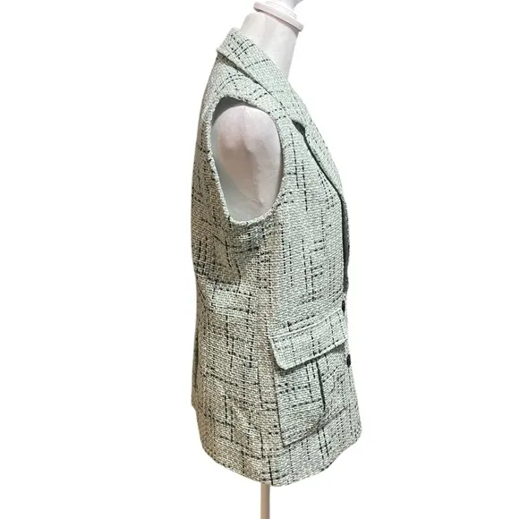 NWT Anthropologie Maeve Tweed Vest