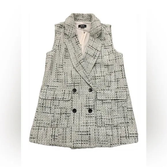 NWT Anthropologie Maeve Tweed Vest