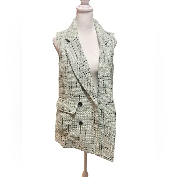 NWT Anthropologie Maeve Tweed Vest