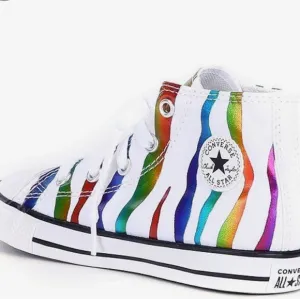 NWT Converse Girls' Chuck Taylor Multicolor All Star Hi Top Sneakers Sz 2