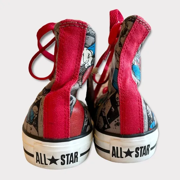 NWT Converse LIMITED EDITION DC Superman Sneakers Sz 3