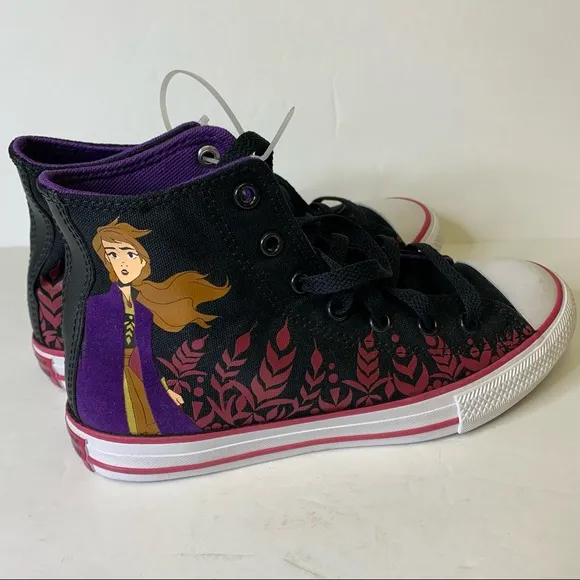 NWT Converse X Disney Frozen 2 Anna High Sneakers