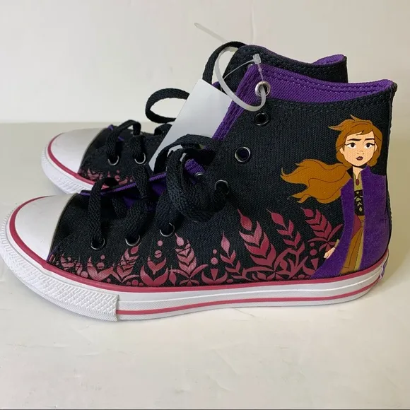 NWT Converse X Disney Frozen 2 Anna High Sneakers