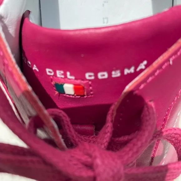 NWT Duca del Cosma - mimosa pink leather golf shoe