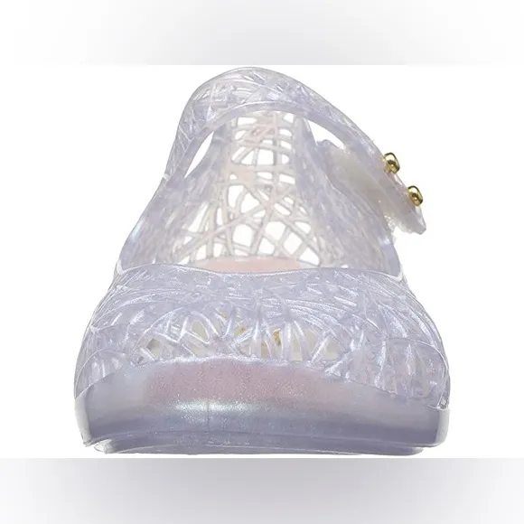 NWT MINI MELISSA Campana Zig Zag Kids Mary Jane Flats Size 5T