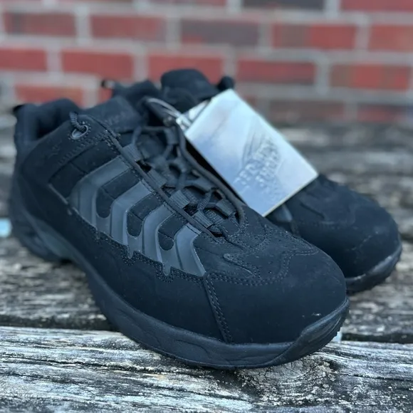 NWT Red Wing 6620 Men's Black Leather Waterproof Steel Toe Work Shoes Size 12