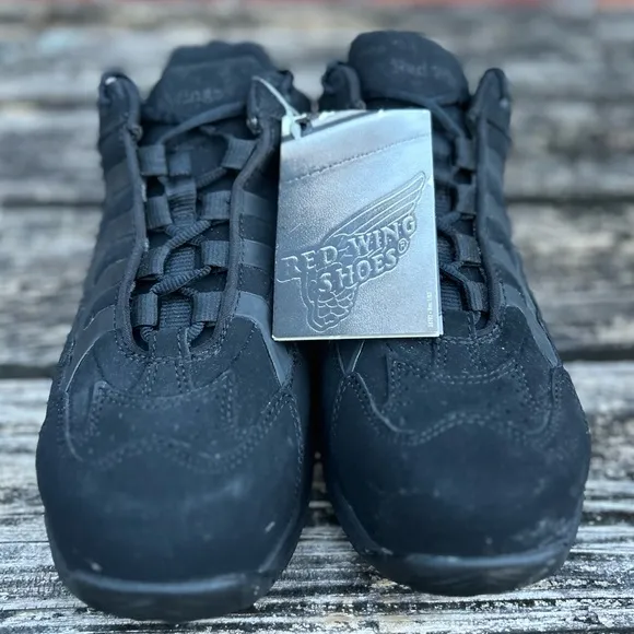 NWT Red Wing 6620 Men's Black Leather Waterproof Steel Toe Work Shoes Size 12