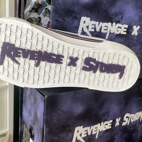 NWT REVENGE X STORM Sneakers Violet Purple size 9