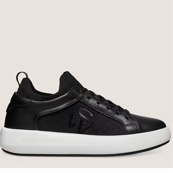 NWT!! STUART WIETZMAN  black 5050 pro sneakers