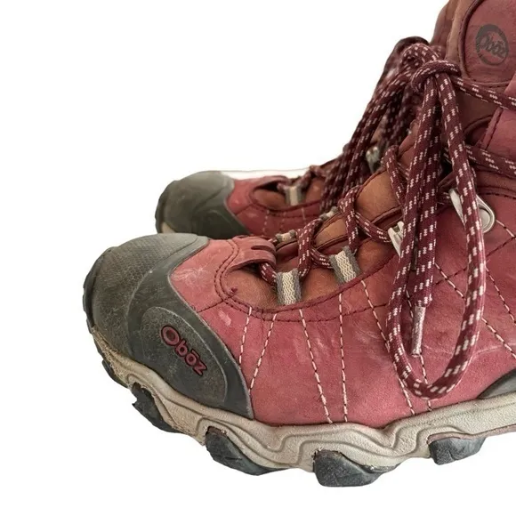 Oboz Bridger Mid‎ Rio Red Waterproof Hiking Boots