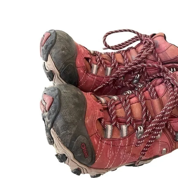 Oboz Bridger Mid‎ Rio Red Waterproof Hiking Boots