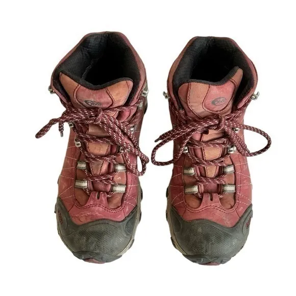 Oboz Bridger Mid‎ Rio Red Waterproof Hiking Boots