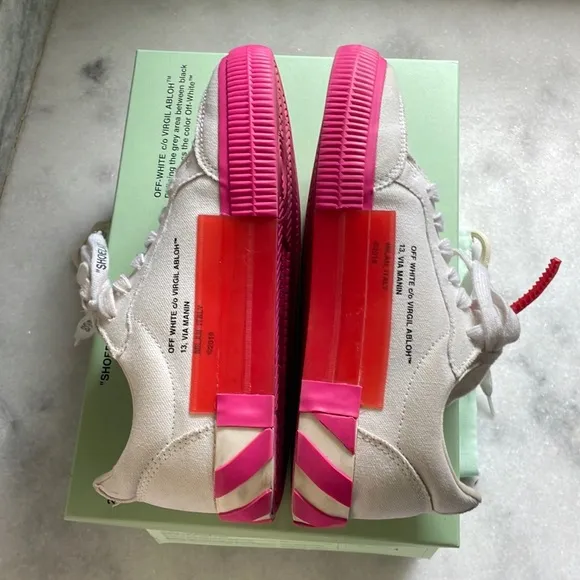 Off-White Canvas Sneakers