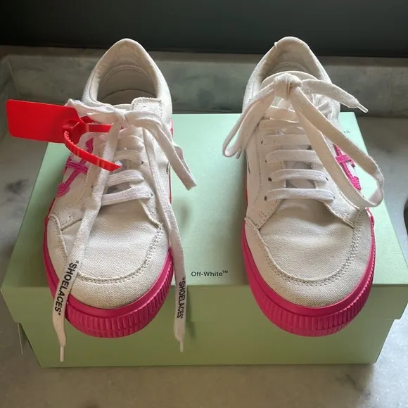 Off-White Canvas Sneakers