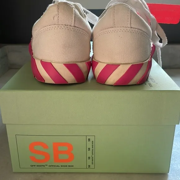 Off-White Canvas Sneakers