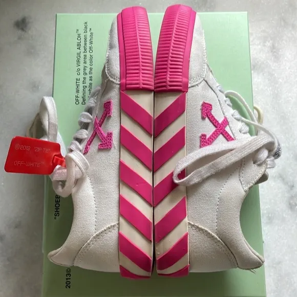 Off-White Canvas Sneakers