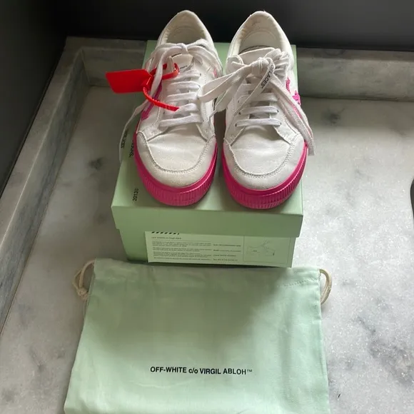 Off-White Canvas Sneakers