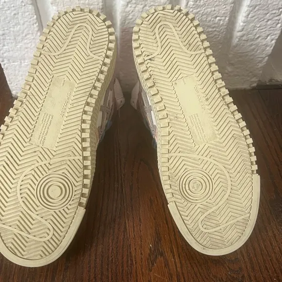 Off-White Court Cup Sole 3.0 High Top Sneakers by Virgil Abloh. Euro sz 35/US 5.