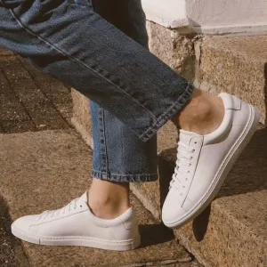 Oliver Cabell Women's Sneakers 42 11 Low 1 White Leather Classic Lace Up Flat