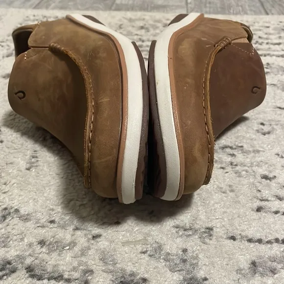 Olukai Men's Brown Slip-On Shoes Size 10.5