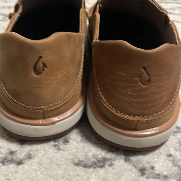 Olukai Men's Brown Slip-On Shoes Size 10.5