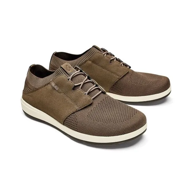 Olukai Men's Makia Ulana Kai Woven Shoes 9.5 Casual Men's Pull On Shoes Green