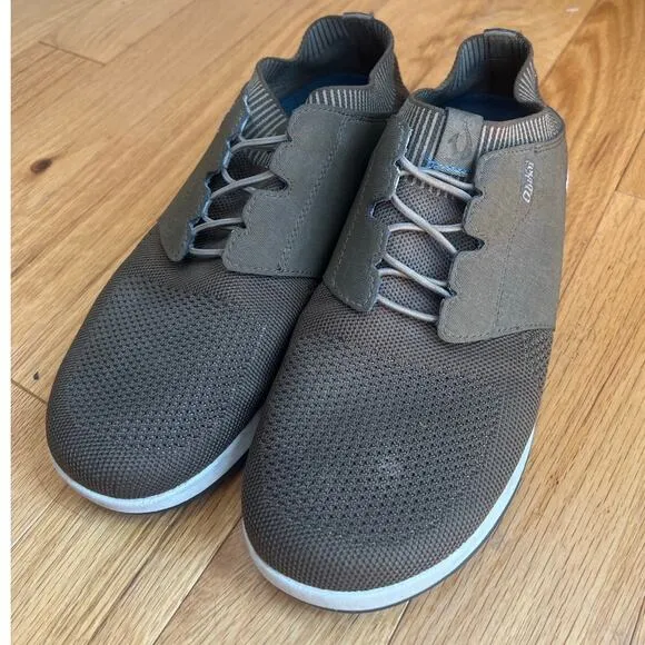 Olukai Men's Makia Ulana Kai Woven Shoes 9.5 Casual Men's Pull On Shoes Green