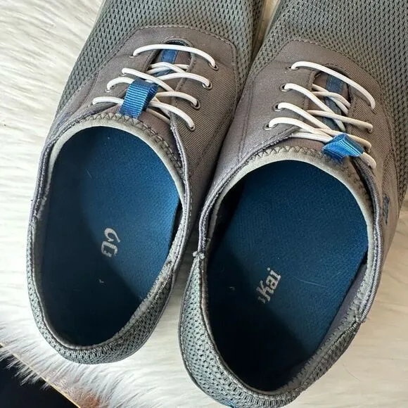 Olukai Men's Nohea Moku Slip On Boat Shoe Sneakers Size 12