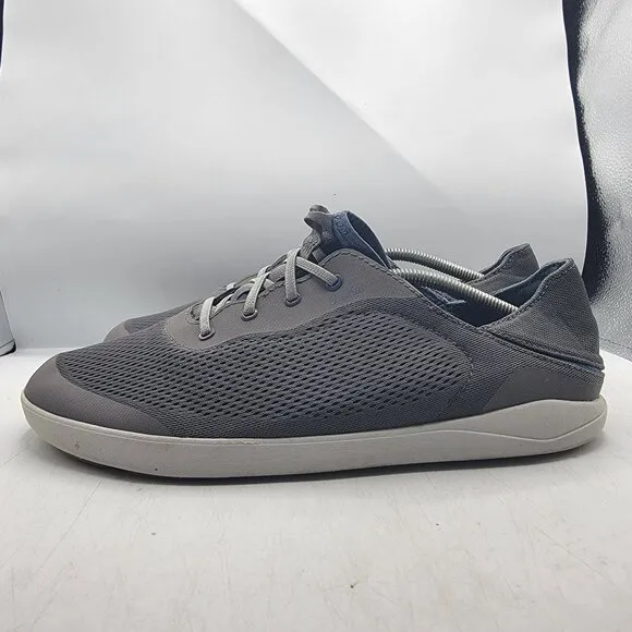 Olukai Moku Pae Mens 13 Gray Casual Shoes Walking Outdoors Travel 10472 PVVN
