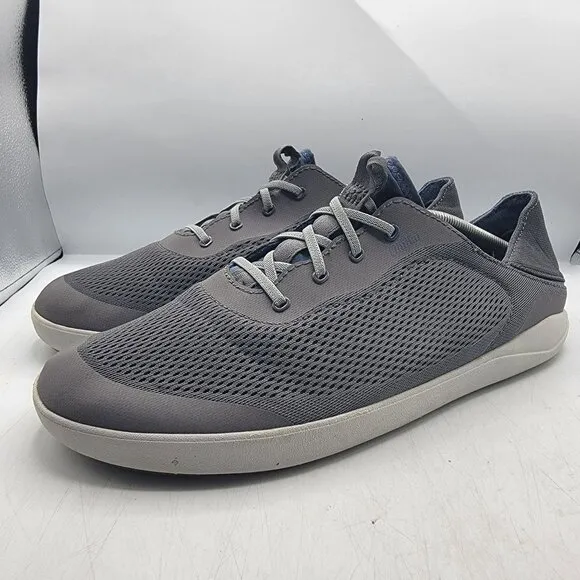 Olukai Moku Pae Mens 13 Gray Casual Shoes Walking Outdoors Travel 10472 PVVN