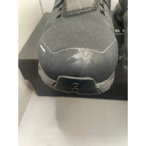 On All Black Cloud 5 Waterproof Mens Athletic Shoes 59.98842 Size USM 11