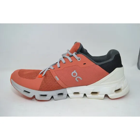 ON &quot;Cloudflyer 4&quot; Mens Sz 10 Stability Running Walking Shoes (Ginger/White) GYM