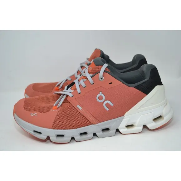 ON &quot;Cloudflyer 4&quot; Mens Sz 10 Stability Running Walking Shoes (Ginger/White) GYM