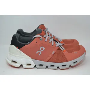 ON &quot;Cloudflyer 4&quot; Mens Sz 10 Stability Running Walking Shoes (Ginger/White) GYM