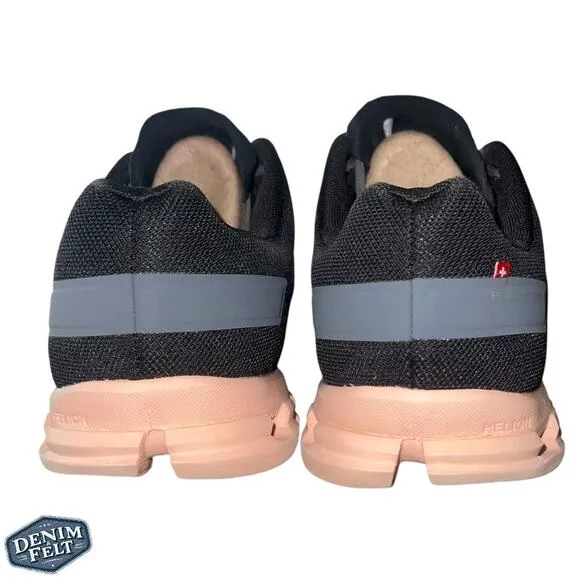 On Cloud Cloudflow Running Shoes in Rock Rose/Pink/Black Athletic Sneakers!!