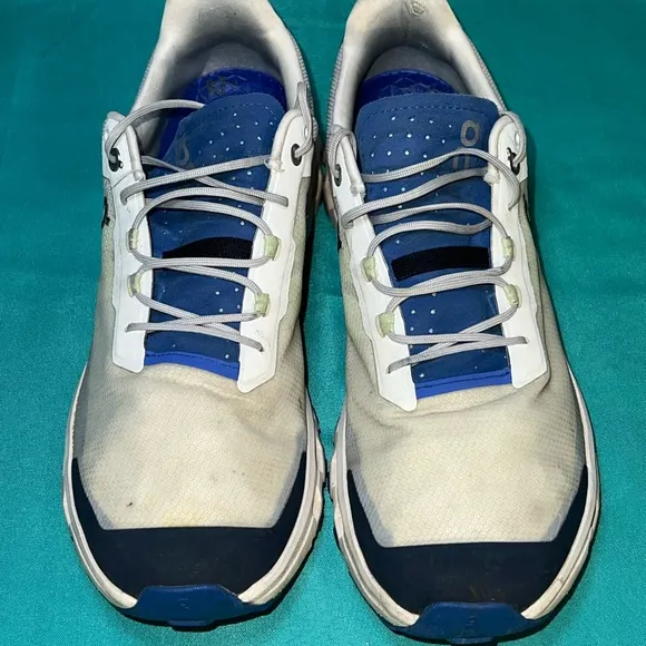 On Cloud CloudVista Mens Running Shoes 10.5 64.99061 Waterproof Frost Ink Blue