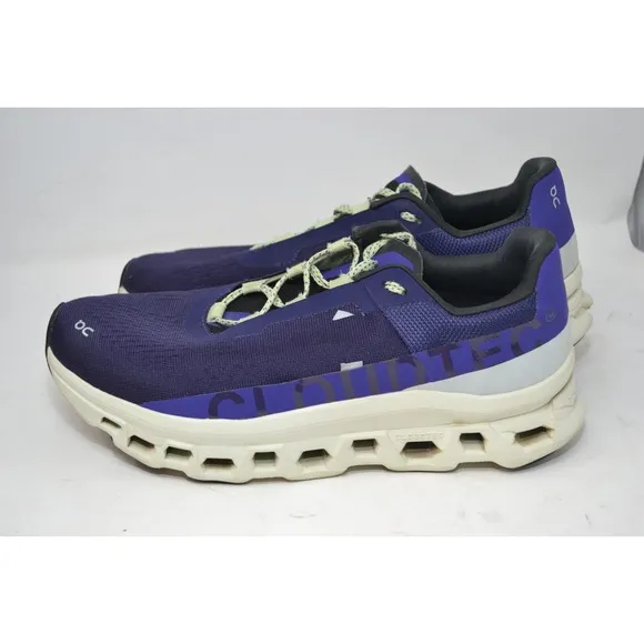 On Cloudmonster Mens 10.5 Acai Aloe Purple Athletic Running Shoes Sneakers GYM