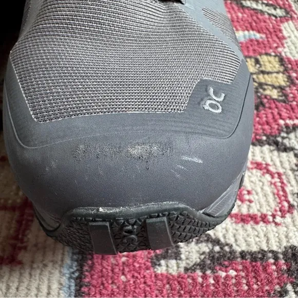 On Cloudrock Trek Waterproof Gray Black Shoes with CloudTec Technology