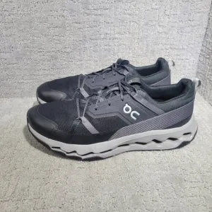 On Running Cloudhorizon Mens Size 13 Black Alloy Textile Synthetic Sneaker Shoes